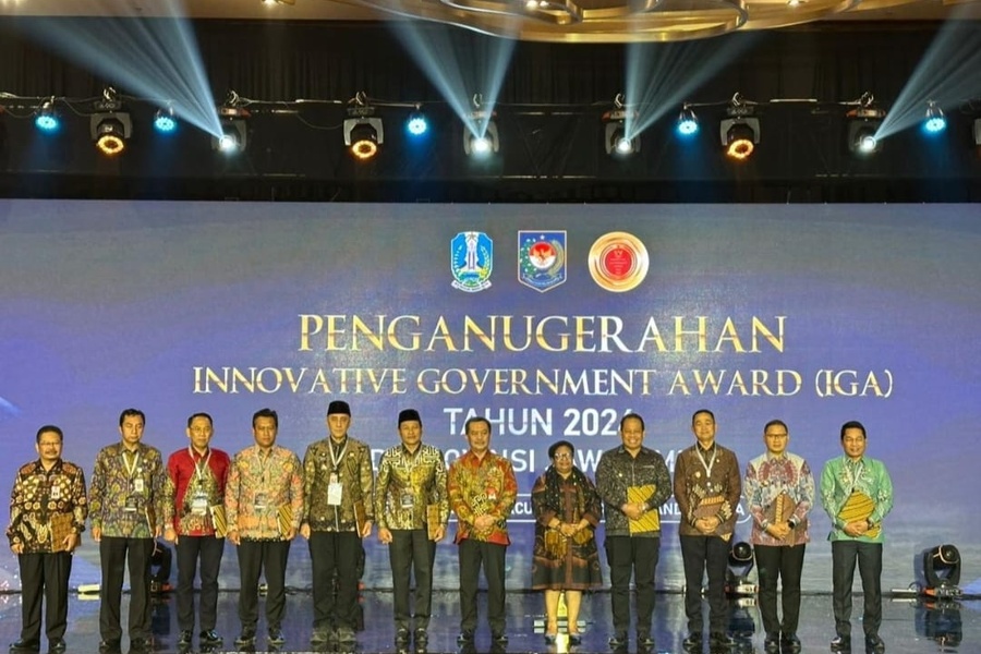 Pemkab Mimika Raih Penghargaan Innovative Government Award 2024